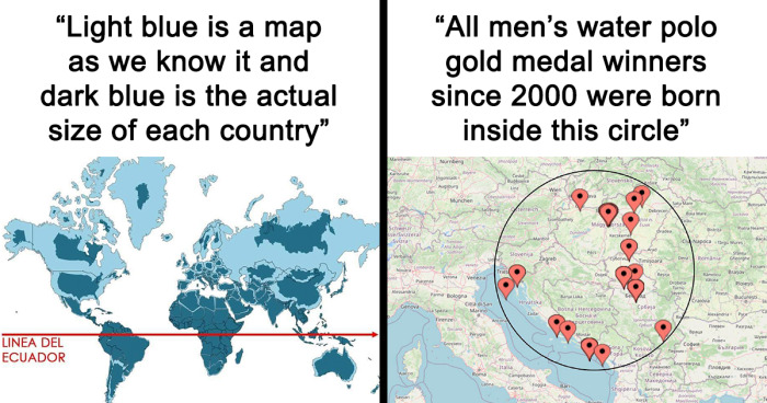 55 Fascinating Maps That Show The Side Of The World We Rarely See (Best Of All Time)