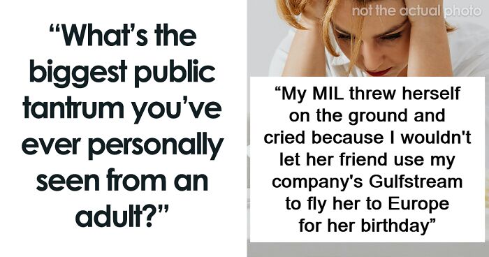 “What’s The Biggest Public Tantrum You’ve Ever Personally Seen From An Adult?” (83 Stories)