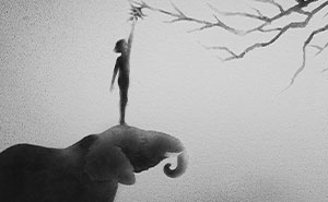 Artist Creates Black-And-White Paintings Reflecting The Bond Between Humans, Nature, And Animals (30 Pics)