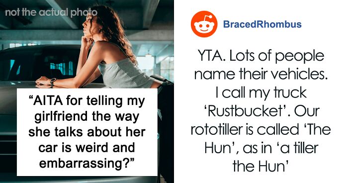 Guy Tells GF She’s Embarrassing And Weird For The Way She Treats Her Car