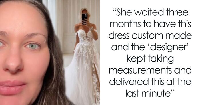 “Did They Run Out Of Material?”: Woman’s Custom Wedding Dress Request Goes Terribly Wrong