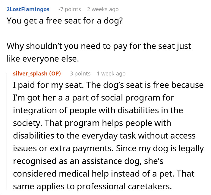 Parent Wants Service Dog Moved For "Baby Boy's" Window Seat, Gets A Reality Check Parent Wants Service Dog Moved For "Baby Boy's" Window Seat, Gets A Reality Check