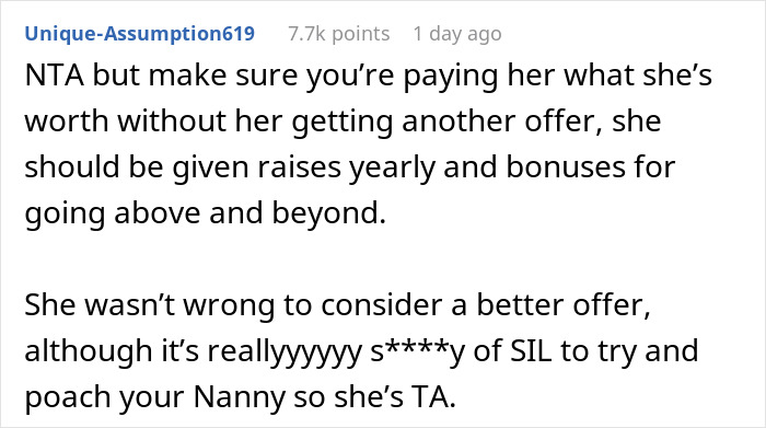 Woman Is Stunned As SIL Goes Negotiating With Nanny Behind Her Back But Gets Outbid Woman Is Stunned As SIL Goes Negotiating With Nanny Behind Her Back But Gets Outbid