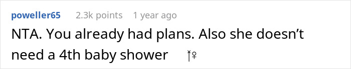 Woman Refuses To Cancel Her Birthday Plans To Attend Sister’s 4th Baby Shower, Gets Blocked Woman Refuses To Cancel Her Birthday Plans To Attend Sister’s 4th Baby Shower, Gets Blocked
