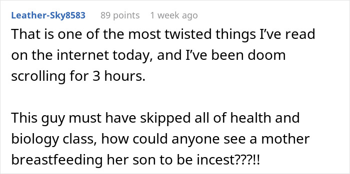 “Breastfeeding Equals Incest”: Man Divorces Wife For Going Behind His Back To Feed Baby “Breastfeeding Equals Incest”: Man Divorces Wife For Going Behind His Back To Feed Baby