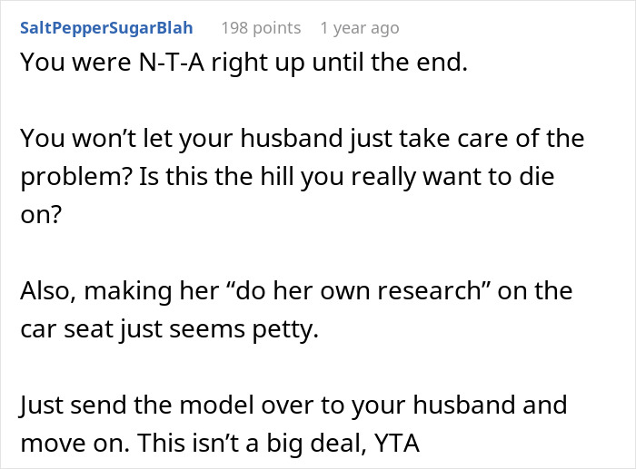 New Mom Complains About MIL Not Buying A Car Seat On Her Own Dime, Gets A Reality Check Online New Mom Complains About MIL Not Buying A Car Seat On Her Own Dime, Gets A Reality Check Online