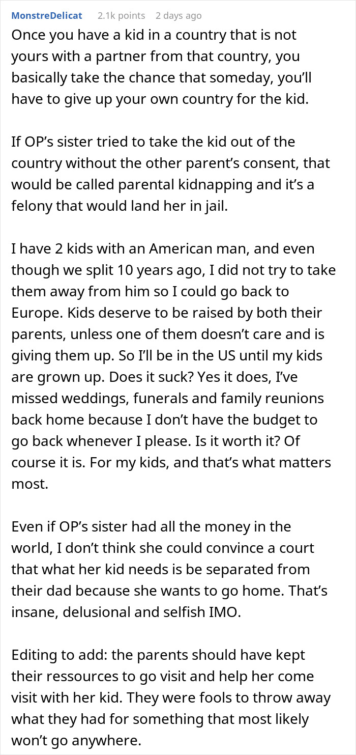 “This Is Insane”: Family Demands Person Go Into Debt To Help Sister Out With Legal Bills “This Is Insane”: Family Demands Person Go Into Debt To Help Sister Out With Legal Bills
