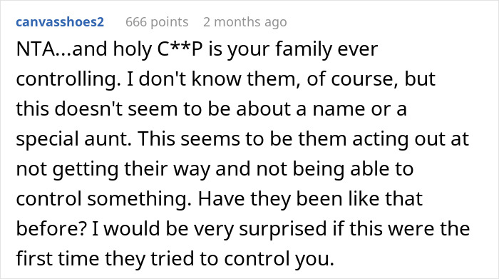 Manipulative Family Outraged As Mom Rejects Naming Her Baby After Late Aunt Manipulative Family Outraged As Mom Rejects Naming Her Baby After Late Aunt