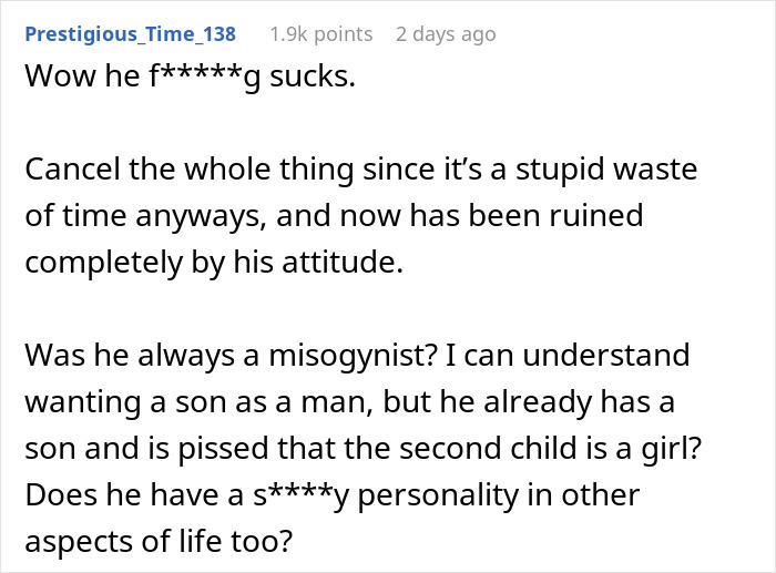 “His Demons Are Back”: Man Furious He’s Having A Girl, Loses It After Wife Cancels Gender Reveal “His Demons Are Back”: Man Furious He’s Having A Girl, Loses It After Wife Cancels Gender Reveal