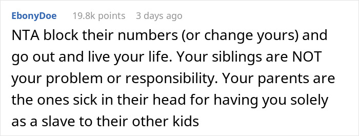 Son Infuriates Parents By Telling Them He Won't Be A Carer For His Two Disabled Siblings Son Infuriates Parents By Telling Them He Won't Be A Carer For His Two Disabled Siblings