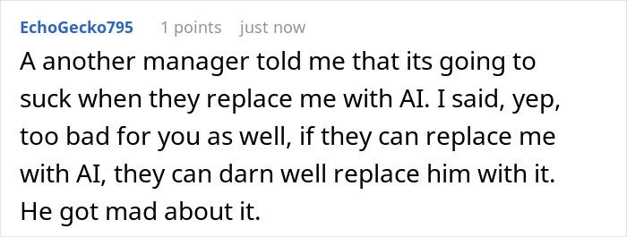 Middle Manager Thinks ChatGPT Can Replace Employees, Turns Out It Can Only Replace Him Middle Manager Thinks ChatGPT Can Replace Employees, Turns Out It Can Only Replace Him