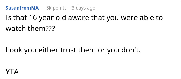 “You Get What You Pay For”: Dad Dragged For Expecting A 16 Y.O. Babysitter To Be Awake All Night “You Get What You Pay For”: Dad Dragged For Expecting A 16 Y.O. Babysitter To Be Awake All Night