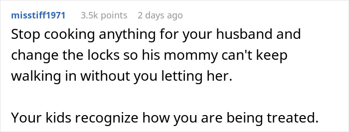 Mom Of Four At Her Wit's End After MIL Won’t Stop Eating All Their Food Mom Of Four At Her Wit's End After MIL Won’t Stop Eating All Their Food