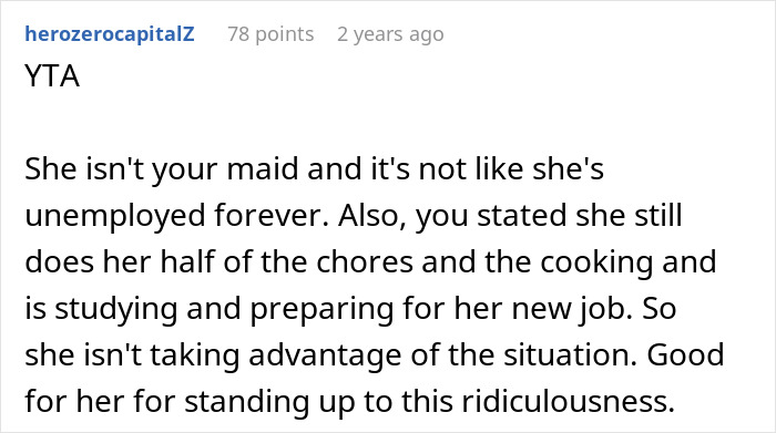 Woman Shuts Down BF’s Demands: “Didn’t Go To Med School To Be A Live-In Maid” Woman Shuts Down BF’s Demands: “Didn’t Go To Med School To Be A Live-In Maid”