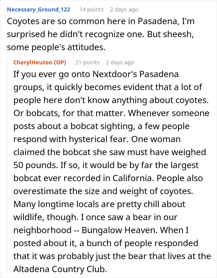 Woman Left Confused After Entitled Man Yells At Her To Put A Leash On Coyote Woman Left Confused After Entitled Man Yells At Her To Put A Leash On Coyote
