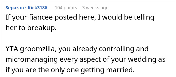 Guy Runs His Wedding ‘Compromise’ Past People Online, Gets Called Out