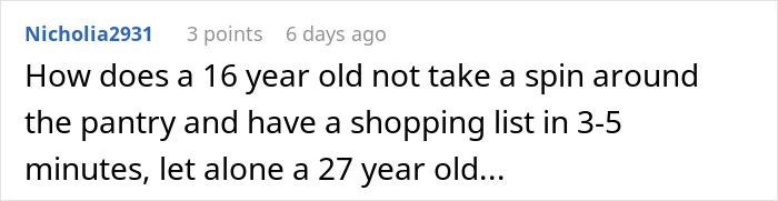 Guy Has No Patience For Brother Messing With Shopping List, Puts Down Exactly What He Says Guy Has No Patience For Brother Messing With Shopping List, Puts Down Exactly What He Says