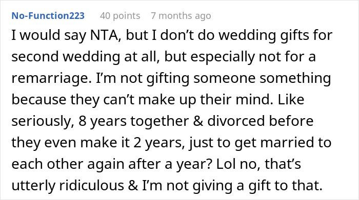 “How I Could Be So Selfish”: Guy Uninvited From Sister’s Wedding Over Gift Conundrum “How I Could Be So Selfish”: Guy Uninvited From Sister’s Wedding Over Gift Conundrum