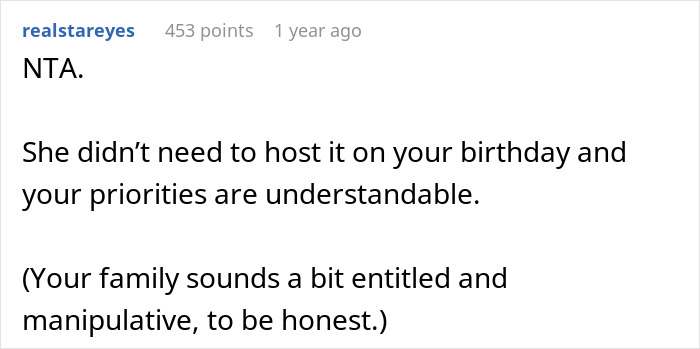Woman Refuses To Cancel Her Birthday Plans To Attend Sister’s 4th Baby Shower, Gets Blocked Woman Refuses To Cancel Her Birthday Plans To Attend Sister’s 4th Baby Shower, Gets Blocked