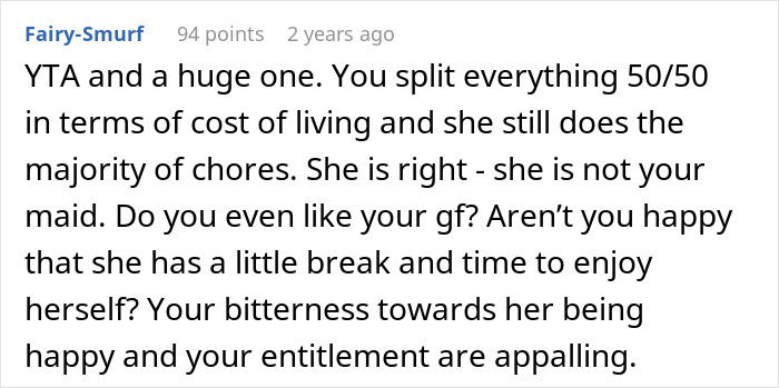 Woman Shuts Down BF’s Demands: “Didn’t Go To Med School To Be A Live-In Maid” Woman Shuts Down BF’s Demands: “Didn’t Go To Med School To Be A Live-In Maid”