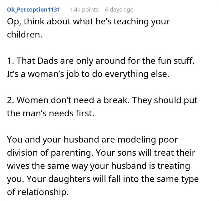 Mom Asks Husband To Watch Kids, Realizes How Exhausted And Angry She Is After His Reaction