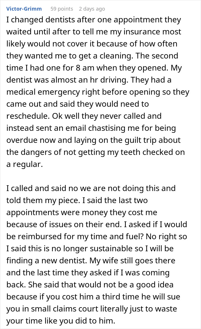 Dental Staff Who Want To Go Home Early Sneakily Change Woman's Appointments, She Gets Revenge