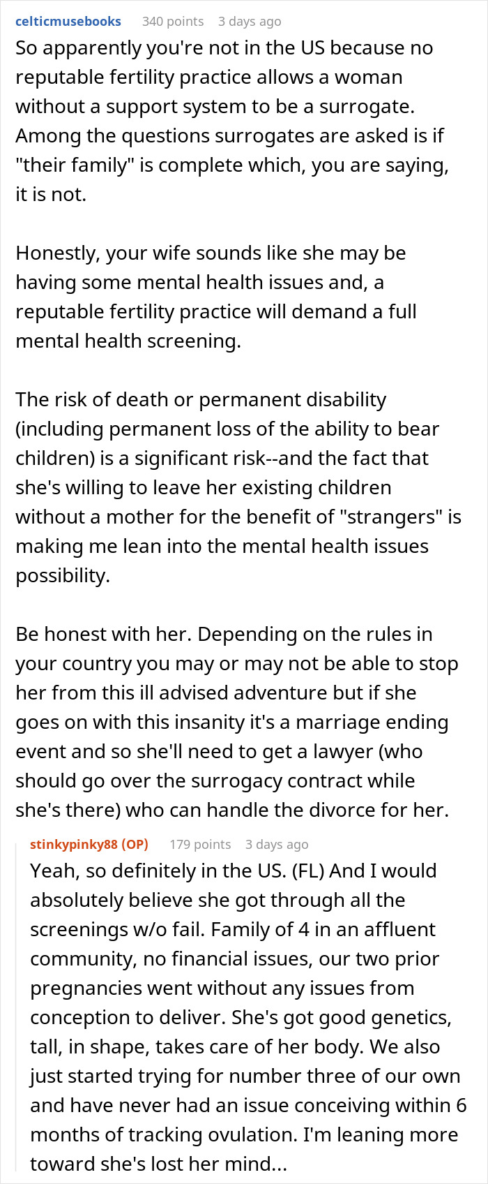 Man Doesn’t Want To Take Care Of Wife While She’s Pregnant With A Surrogate Baby She Applied For Man Doesn’t Want To Take Care Of Wife While She’s Pregnant With A Surrogate Baby She Applied For