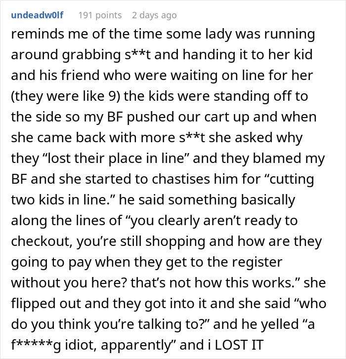 Man Ruins Karen's Day Without Saying A Word After She Tries To Push Past Him To Skip The Line