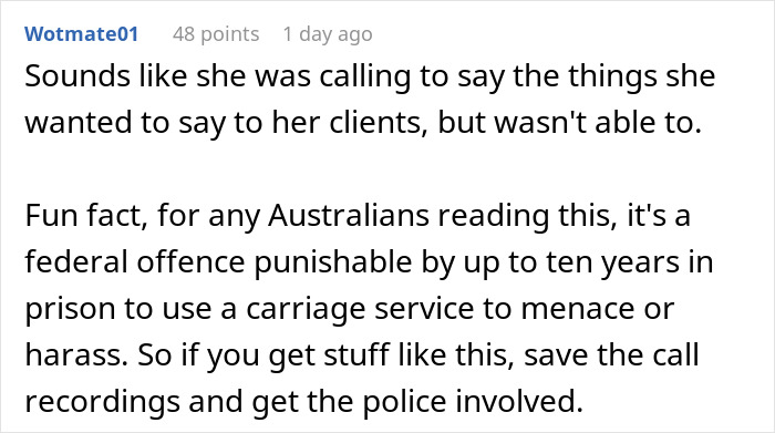 “She Wasn’t As Anonymous As She Thought”: Ex-employee Puts A Stop To Nasty Customer’s Harassment “She Wasn’t As Anonymous As She Thought”: Ex-employee Puts A Stop To Nasty Customer’s Harassment