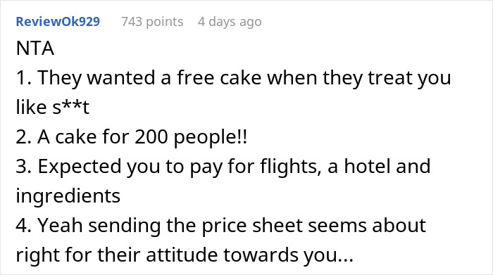 Woman Isn’t Invited To A Wedding Because She’s A “Sinner”, Gets Asked To Bake A Cake For It Woman Isn’t Invited To A Wedding Because She’s A “Sinner”, Gets Asked To Bake A Cake For It