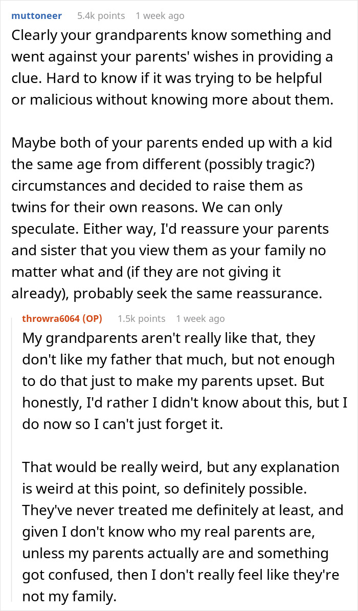 Teen Panics After DNA Results With Her Twin Sister Changed Everything She Knew About Herself Teen Panics After DNA Results With Her Twin Sister Changed Everything She Knew About Herself
