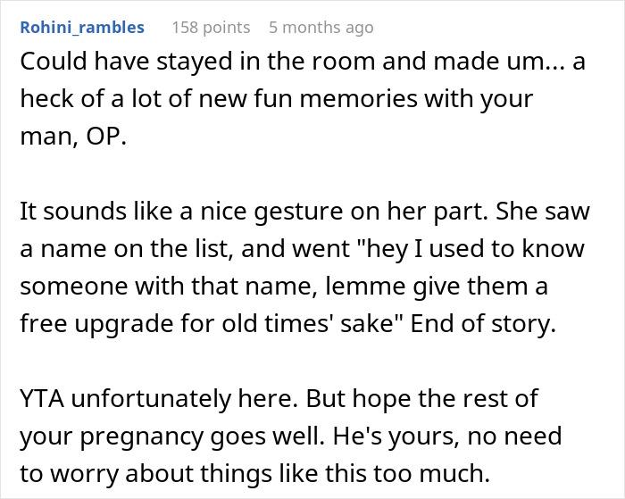 Woman Is Mad Husband's Ex Of 9 Years Upgraded Their Hotel Room, Gets A Reality Check Online
