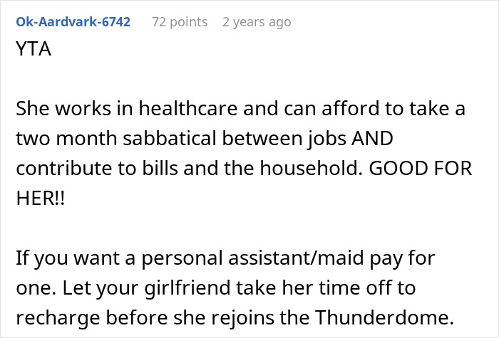 Woman Shuts Down BF’s Demands: “Didn’t Go To Med School To Be A Live-In Maid” Woman Shuts Down BF’s Demands: “Didn’t Go To Med School To Be A Live-In Maid”