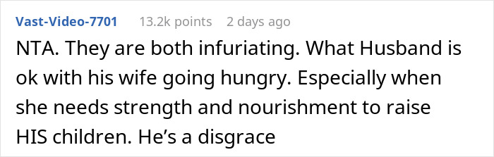 Mom Of Four At Her Wit's End After MIL Won’t Stop Eating All Their Food Mom Of Four At Her Wit's End After MIL Won’t Stop Eating All Their Food
