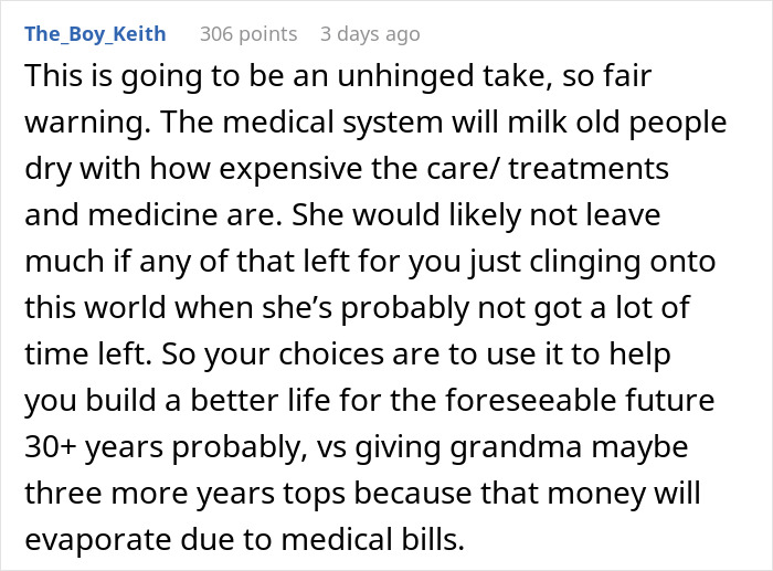 “Wants It For Herself”: Person Asks For Advice After Grandma Goes After Their Inheritance “Wants It For Herself”: Person Asks For Advice After Grandma Goes After Their Inheritance