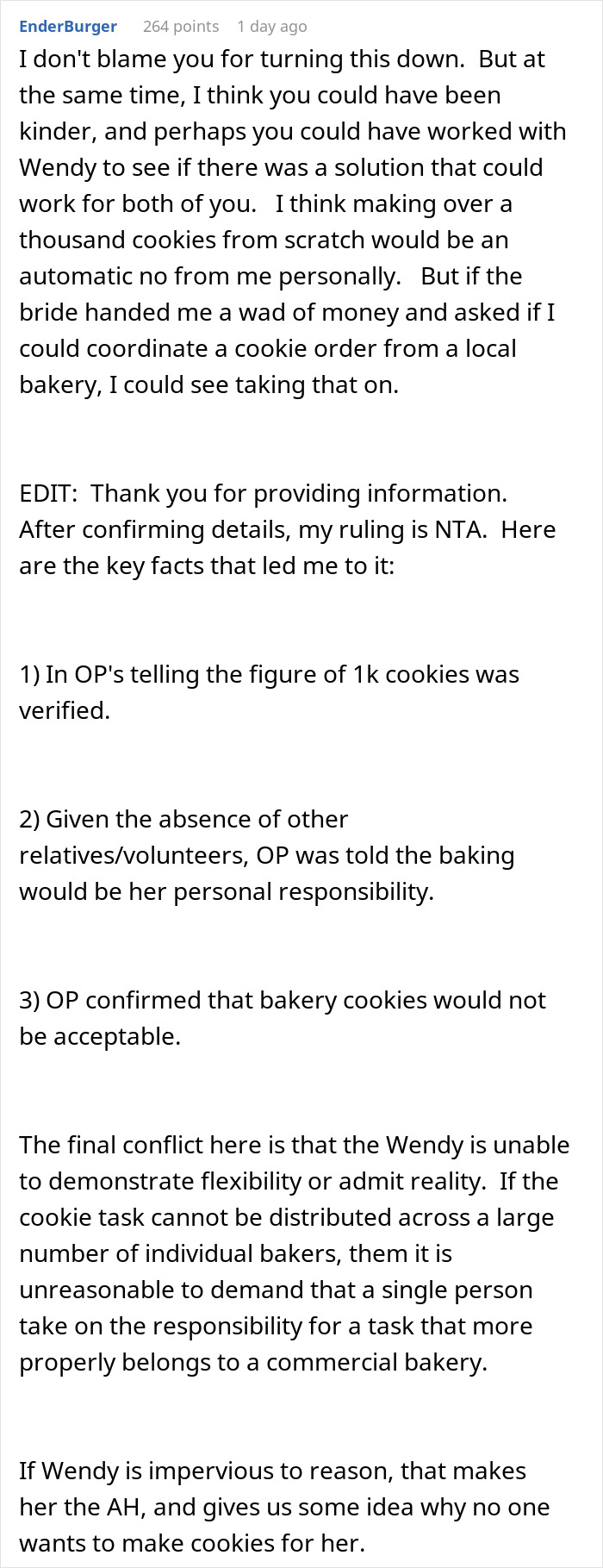 Woman Makes DIL Cry By Refusing To Bake Over 1,000 Cookies For Her Wedding Woman Makes DIL Cry By Refusing To Bake Over 1,000 Cookies For Her Wedding