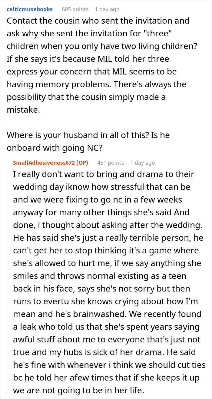 Woman Blocks MIL A Week Before Mother’s Day As She Sent Her A Wedding Invitation For Her Dead Baby Woman Blocks MIL A Week Before Mother’s Day As She Sent Her A Wedding Invitation For Her Dead Baby