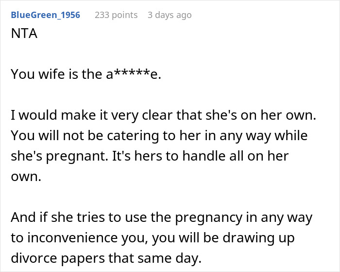 Man Doesn’t Want To Take Care Of Wife While She’s Pregnant With A Surrogate Baby She Applied For Man Doesn’t Want To Take Care Of Wife While She’s Pregnant With A Surrogate Baby She Applied For