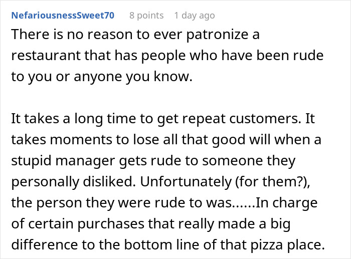 Rude Pizzeria Manager Forced To Apologize After Company Loses Loyal Customer Base