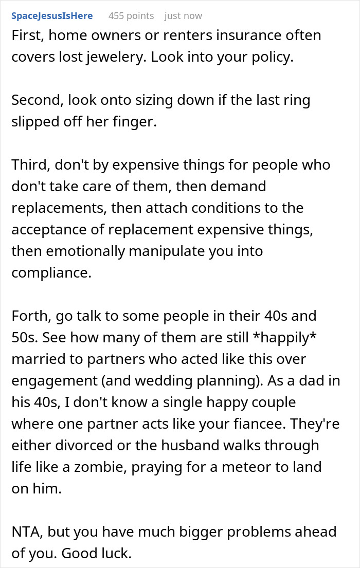 Man Discovers Fiancée's True Nature After She Loses Pricey Engagement Ring And Demands A Replacement Man Discovers Fiancée's True Nature After She Loses Pricey Engagement Ring And Demands A Replacement