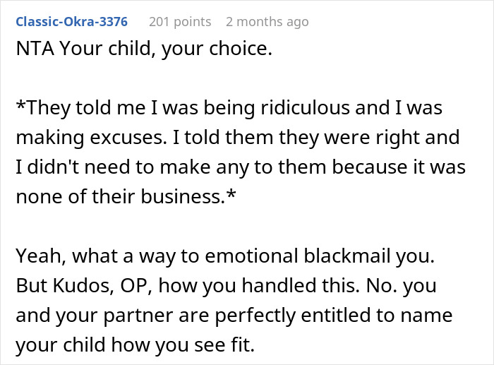 Manipulative Family Outraged As Mom Rejects Naming Her Baby After Late Aunt Manipulative Family Outraged As Mom Rejects Naming Her Baby After Late Aunt