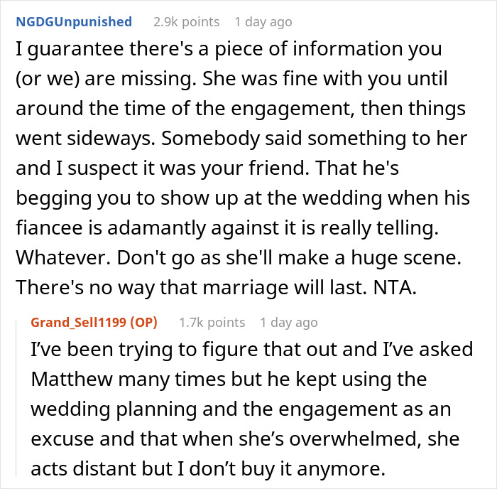 Woman Is Forced To Skip Her Friend’s Wedding When His Previously Nice Bride Turns Into A Nightmare Woman Is Forced To Skip Her Friend’s Wedding When His Previously Nice Bride Turns Into A Nightmare