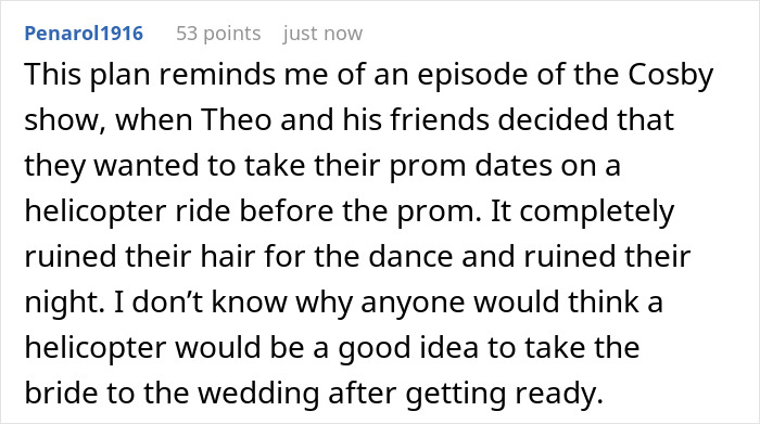 Helicopter Company Rejects An Order 3 Weeks Before Wedding, Relatives Take Some Sweet Revenge Helicopter Company Rejects An Order 3 Weeks Before Wedding, Relatives Take Some Sweet Revenge