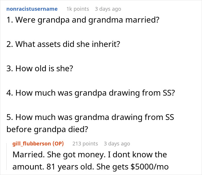 “Wants It For Herself”: Person Asks For Advice After Grandma Goes After Their Inheritance “Wants It For Herself”: Person Asks For Advice After Grandma Goes After Their Inheritance