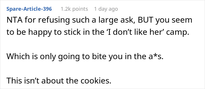 Woman Makes DIL Cry By Refusing To Bake Over 1,000 Cookies For Her Wedding Woman Makes DIL Cry By Refusing To Bake Over 1,000 Cookies For Her Wedding