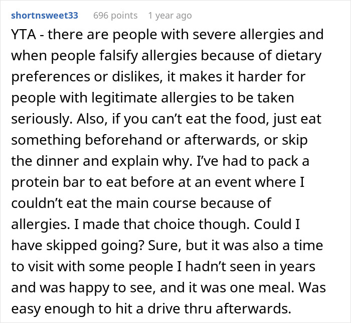 Family Humiliated And Charged Hundreds After Vegan Claims To Have Life-Threatening Allergies Family Humiliated And Charged Hundreds After Vegan Claims To Have Life-Threatening Allergies