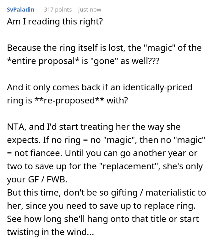 Man Discovers Fiancée's True Nature After She Loses Pricey Engagement Ring And Demands A Replacement Man Discovers Fiancée's True Nature After She Loses Pricey Engagement Ring And Demands A Replacement
