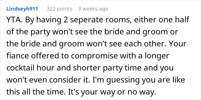 Guy Runs His Wedding ‘Compromise’ Past People Online, Gets Called Out