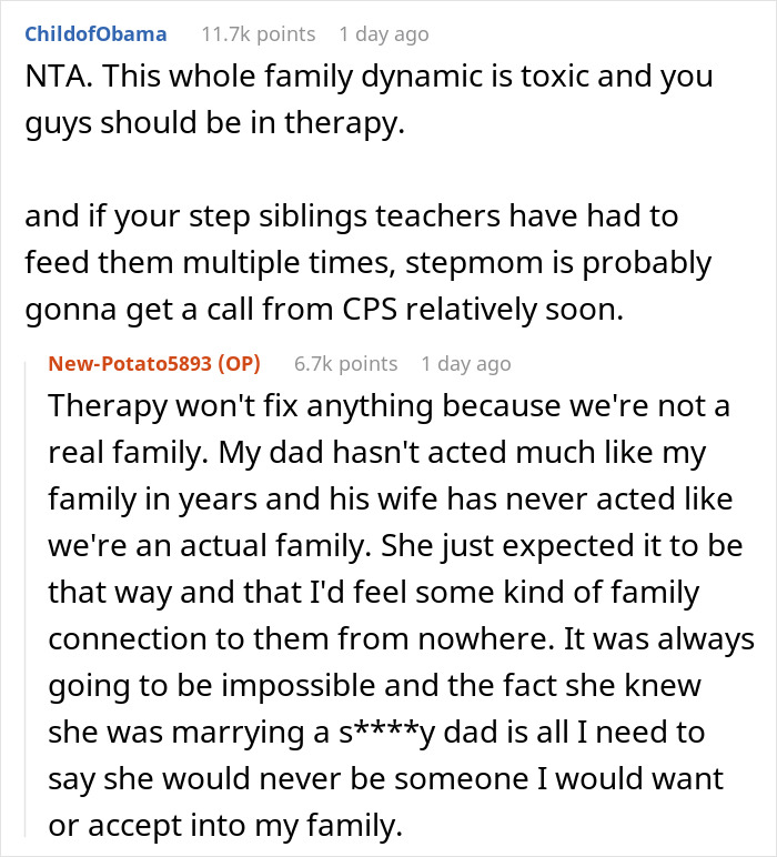 16YO Tells Stepmom It’s Not His Job To Feed Her Kids, She Blows Up At Him 16YO Tells Stepmom It’s Not His Job To Feed Her Kids, She Blows Up At Him