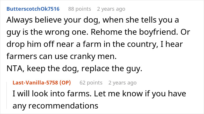 “Re-Home Her Or He’s Out”: Entitled BF Makes Demands About Woman’s Dog, Regrets It “Re-Home Her Or He’s Out”: Entitled BF Makes Demands About Woman’s Dog, Regrets It
